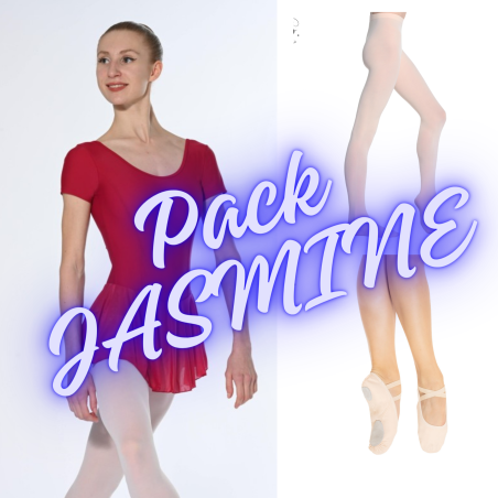 Pack de danse JASMINE (justau + collants + chaussons) - Artiligne
