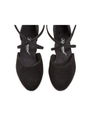 048-113-001 - Chaussures de danse pour femme en cuir suede - diamant