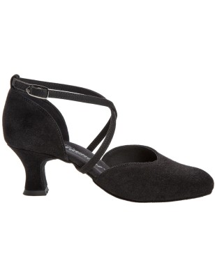 048-113-001 - Chaussures de danse pour femme en cuir suede - diamant