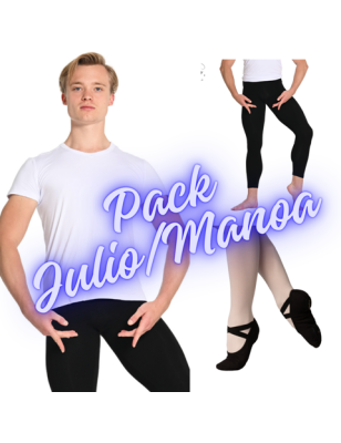 Pack Garçons Tee shirt Julio / Leggings Manoa / demi pointes Sybel