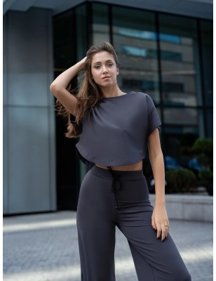 Yoga shirt anthracite