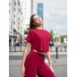 Yoga shirt bordeaux