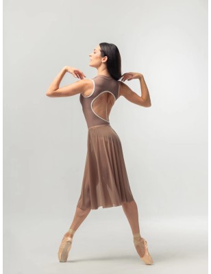 Jupe Mesh - Light brown - Mara Dancewear