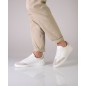 7420 Suny - Baskets blanc et beige en daim pour homme - Werner Kern