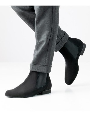 Olbia- Bottines en daim noir pour homme - Werner Kern