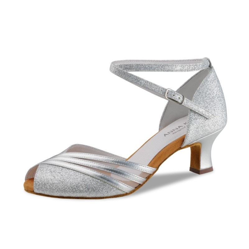 Christelle - chaussures de danse en nappa et brocade pour femme - Anna Kern