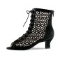 Elaine - bottines de danse en daim noir pour femme - Anna Kern