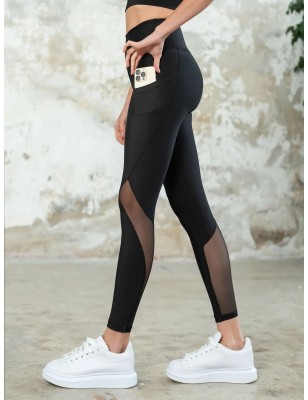 Leggings noir avec mesh - collection 2025