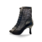 Heels 1 - chaussures de Heels dance cuir et résille à lacets - DBIN Heels 1 - chaussures de Heels dance cuir et résille à lacets - DBIN