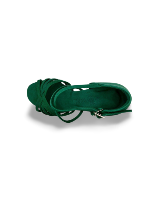 216 - chaussures femmes velvet vert - BD Dance
