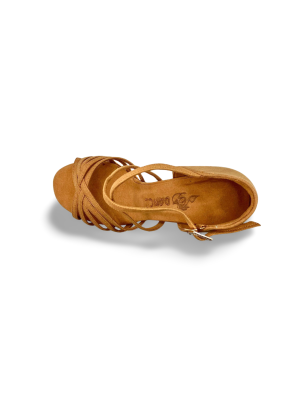 216 - chaussures femmes velvet beige - BD Dance