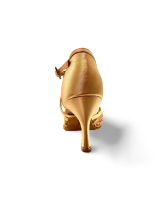 2376 - chaussures de danse satin et dentelle - BD DANCE