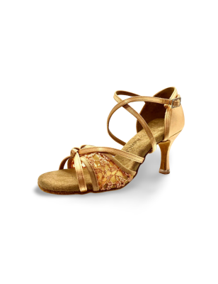 2376 - chaussures de danse satin et dentelle - BD DANCE