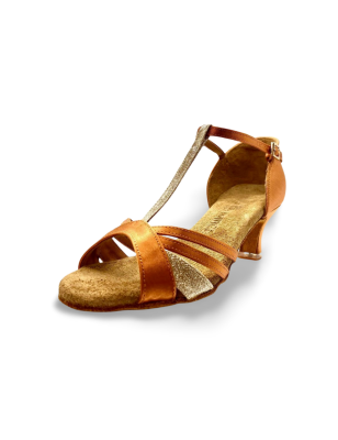 2804 - chaussures de danse bronze et or - BD DANCE
