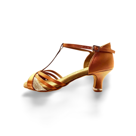2804 - chaussures de danse bronze et or - BD DANCE