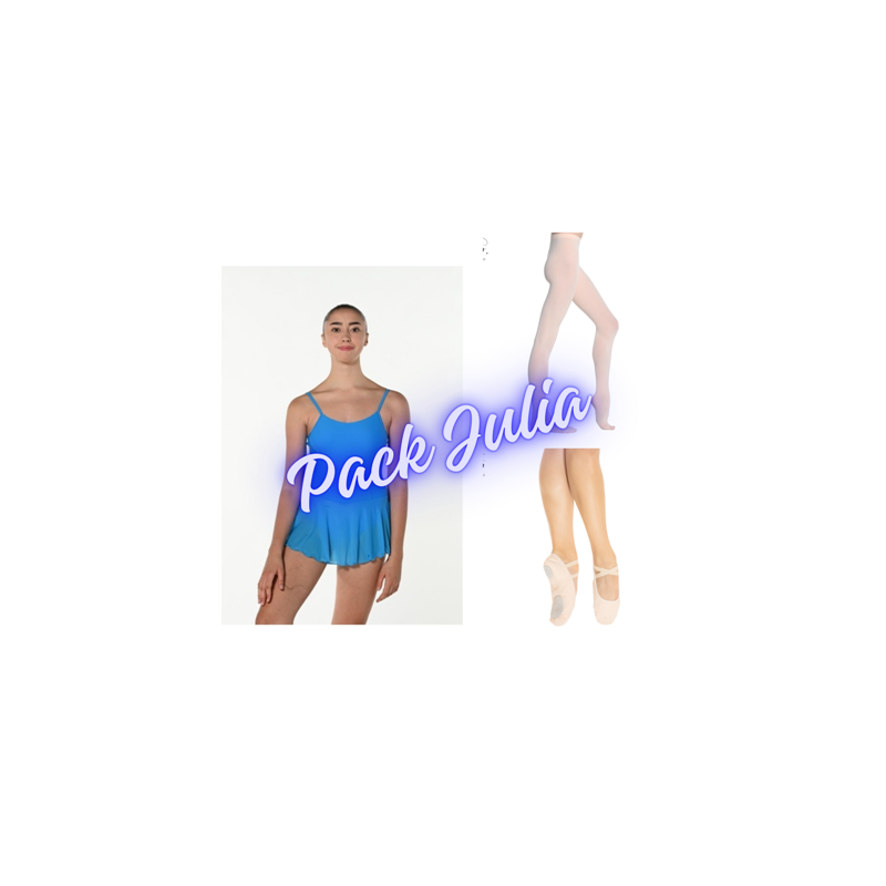 Pack de danse JULIA (justau + collants + chaussons) - Artiligne