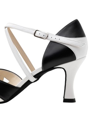 Paisley 65 - Chaussures de danse ouvertes noires et blanches - Werner Kern