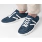 Salerno - Chaussures de danse type sneaker suede denim pour hommes - Werner Kern