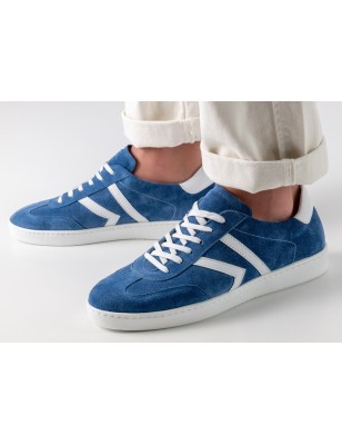 Salerno - Chaussures de danse type sneaker blue jeans pour hommes - Werner Kern