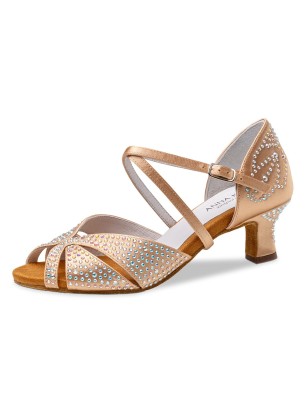 Vianne - Chaussures de danse talon 5cm avec strass - Anna Kern