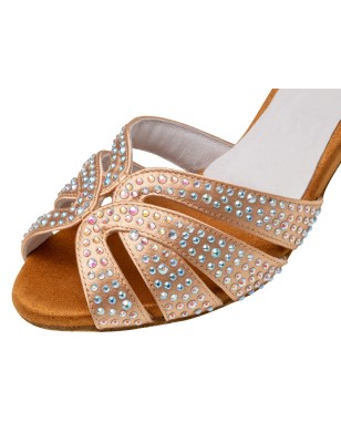 Vianne - Chaussures de danse talon 5cm avec strass - Anna Kern