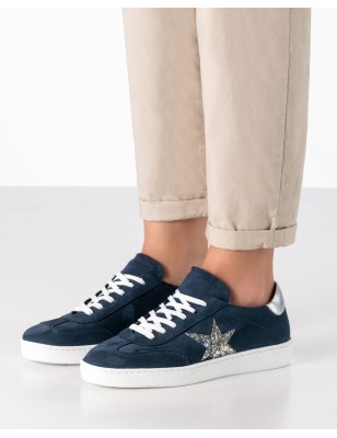 Zelda - Chaussures de danse type sneaker bleues pour femmes - Werner Kern