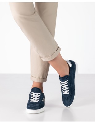 Zelda - Chaussures de danse type sneaker bleues pour femmes - Werner Kern