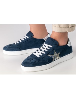 Zelda - Chaussures de danse type sneaker bleues pour femmes - Werner Kern