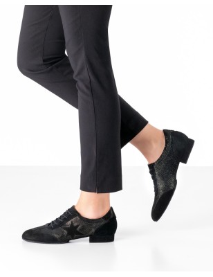 Ariana - Chaussures de danse noires à lacets pour femmes - Werner Kern
