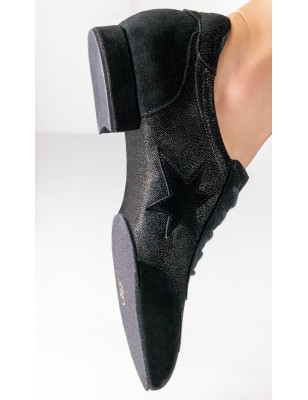 Ariana - Chaussures de danse noires à lacets pour femmes - Werner Kern