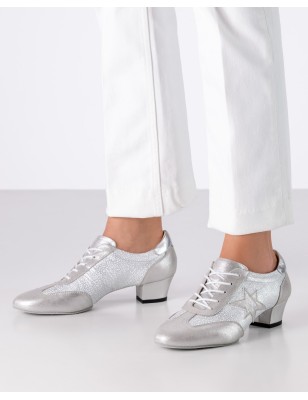 Ariana - Chaussures training blanches talon 3,5cm pour femmes - Werner Kern