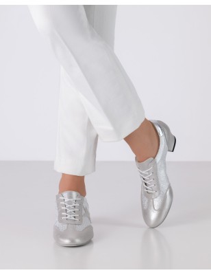 Ariana - Chaussures training blanches talon 3,5cm pour femmes - Werner Kern