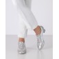 Ariana - Chaussures training blanches talon 3,5cm pour femmes - Werner Kern