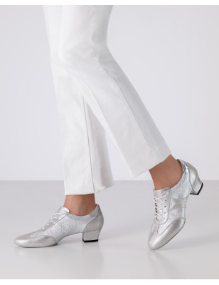 Ariana - Chaussures training blanches talon 3,5cm pour femmes - Werner Kern