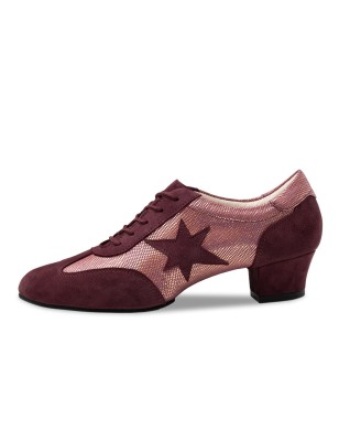 Ariana - Chaussures training  bordeaux talon 3,5cm pour femmes - Werner Kern