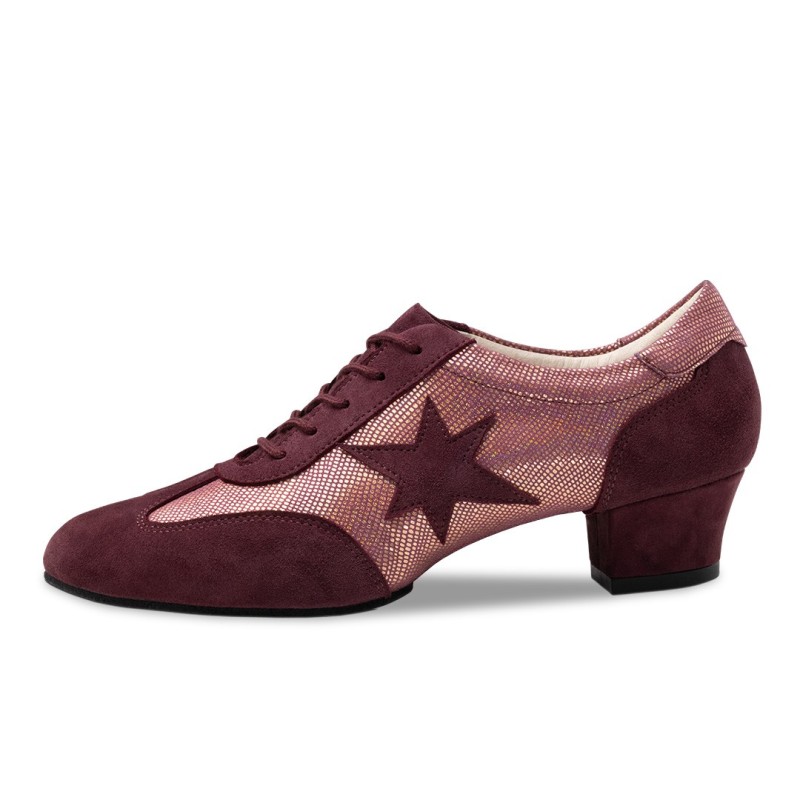 Ariana - Chaussures training  bordeaux talon 3,5cm pour femmes - Werner Kern