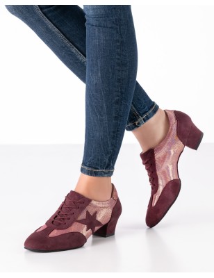 Ariana - Chaussures training  bordeaux talon 3,5cm pour femmes - Werner Kern