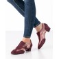 Ariana - Chaussures training  bordeaux talon 3,5cm pour femmes - Werner Kern