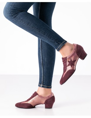 Ariana - Chaussures training  bordeaux talon 3,5cm pour femmes - Werner Kern