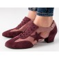 Ariana - Chaussures training  bordeaux talon 3,5cm pour femmes - Werner Kern