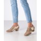 Ariana - Chaussures training  taupe beige talon 3,5cm pour femmes - Werner Kern