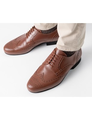 Bormio - Chaussures de danse hommes brunes - Werner Kern