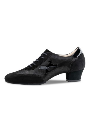 Bruni - Chaussures training  noire talon 3,5cm pour femmes - Werner Kern