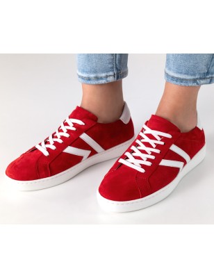 Darcey - Baskets de danse pour femme  de couleur rouge - Werner Kern