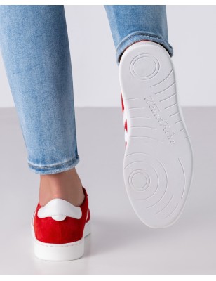 Darcey - Baskets de danse pour femme  de couleur rouge - Werner Kern