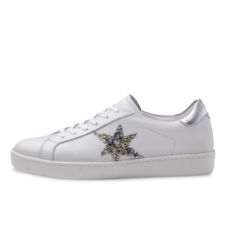 Heaven - Baskets de danse pour femme blanches avec motif étoile - Werner Kern