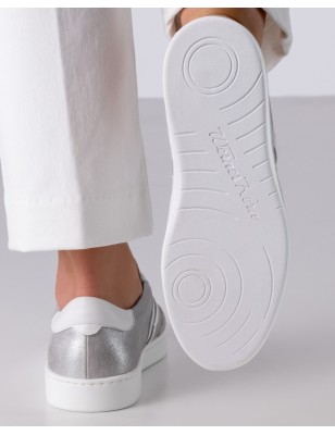 Lacey - Baskets de danse pour femme argéntées - Werner Kern