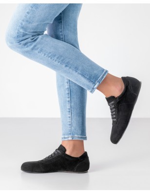 Madison - Baskets de danse pour femme noires semelles buffle - Werner Kern