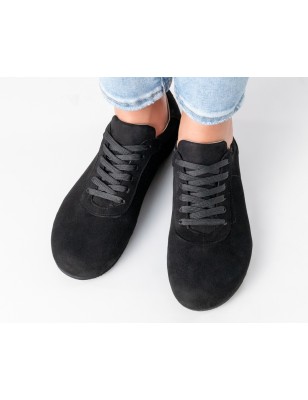 Madison - Baskets de danse pour femme noires semelles buffle - Werner Kern