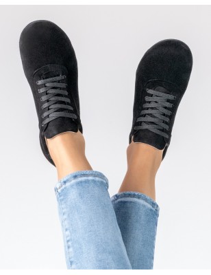 Madison - Baskets de danse pour femme noires semelles buffle - Werner Kern